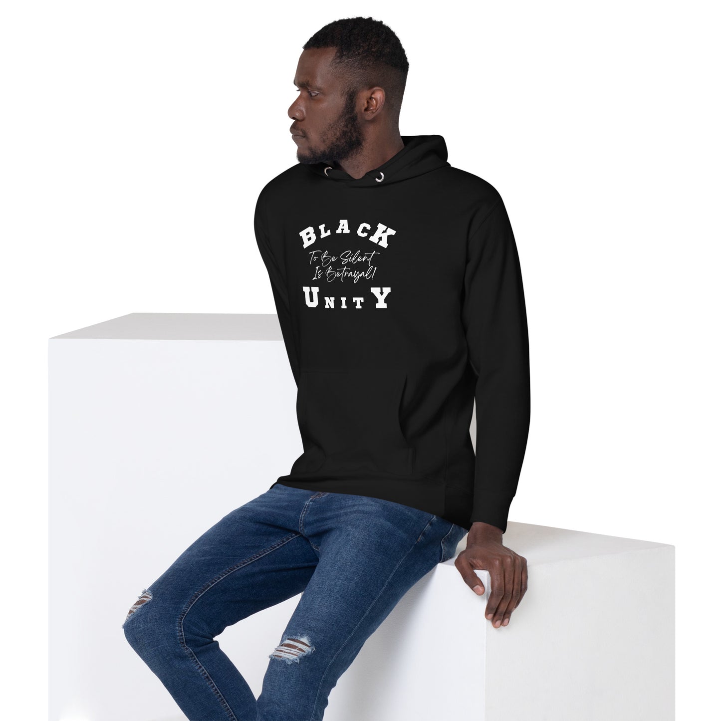 Black Unity - "Silence Is Betrayal" Unisex Hoodie